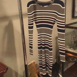 Striped Fitted dress